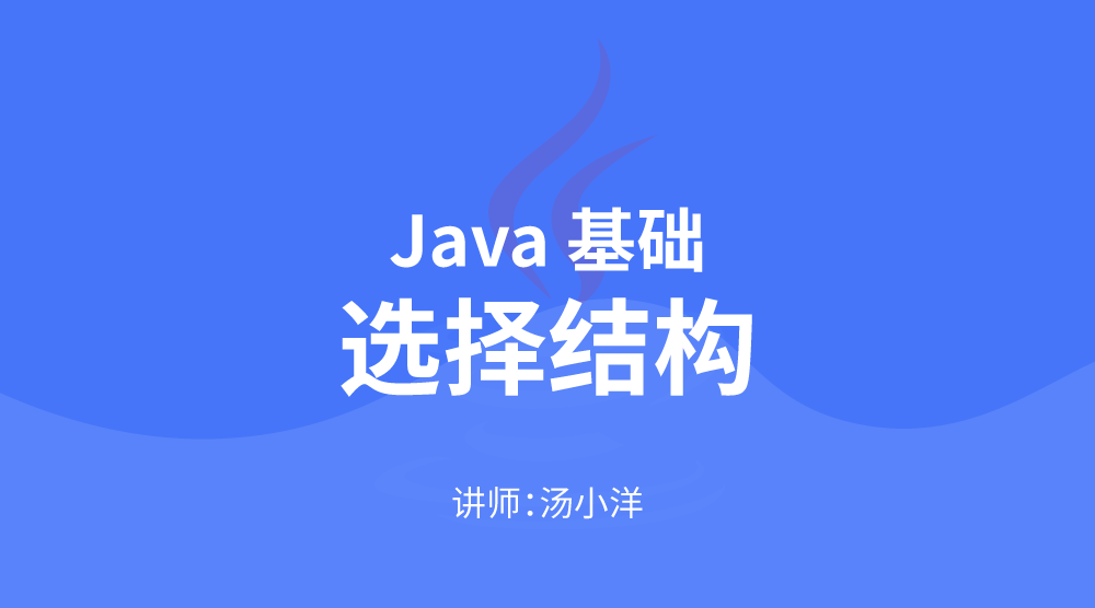JavaSE核心技术：选择结构