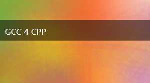 GCC 4 CPP