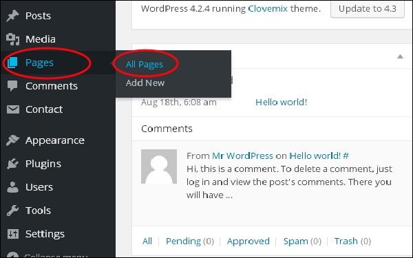 WordPress Add Links