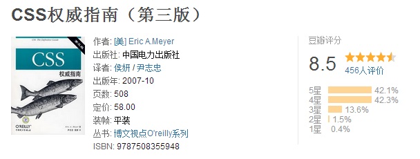 CSS权威指南(第三版)