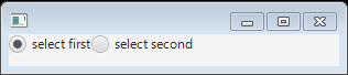 JavaFX RadioButton JavaFX RadioButton
