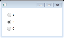 JavaFX RadioButton JavaFX RadioButton