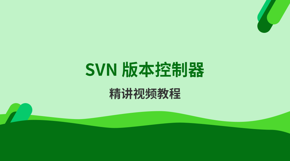1小时快速上手版本控制器-SVN精讲视频教程